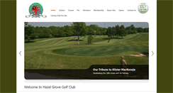 Desktop Screenshot of hazelgrovegolfclub.com